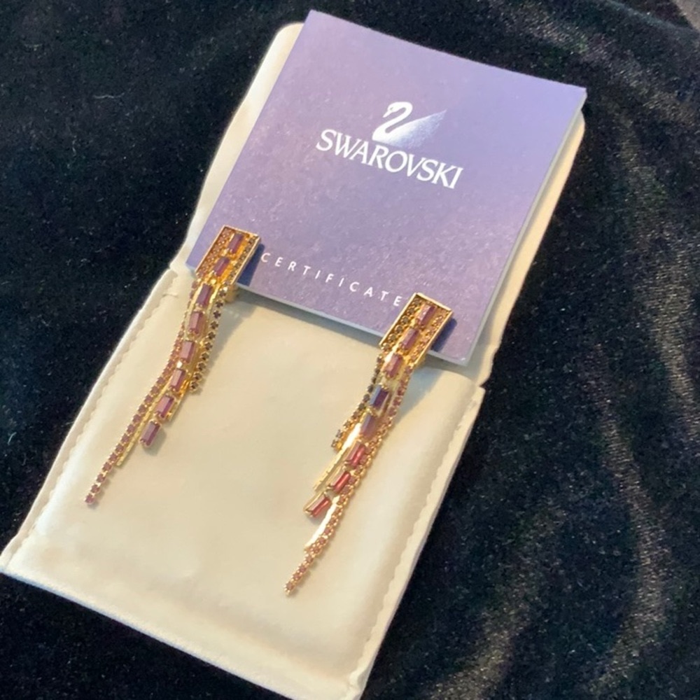 Vintage Daniel Swarovski Futurisme Purple Crystal